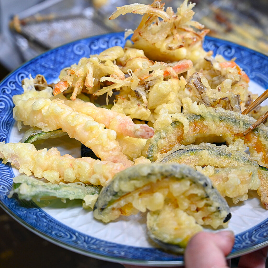 揚げたての天ぷら